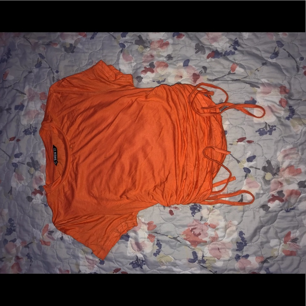 Orange shirt